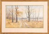 CHAFFEE Samuel R. Birches Along A Country Road CHAFFEE Samuel R. Birches Along A Country Road