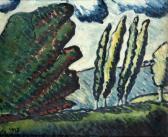 CHAMPENOIS SCHARFF Gustave Charles Paysage CHAMPENOIS SCHARFF Gustave Charles Paysage