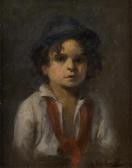 CHARLAMOFF Alexei Alexeivich L'enfant Au Chapeau CHARLAMOFF Alexei Alexeivich L'enfant Au Chapeau