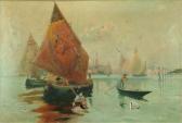 Charles PEMBERTON Fishingsmacks In The Lagoon, Venice Charles PEMBERTON Fishingsmacks In The Lagoon, Venice