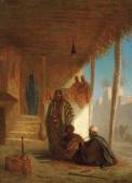 CHARLES THEODORE FRERE DIT FRERE BEY Fumeurs De Narghile CHARLES THEODORE FRERE DIT FRERE BEY Fumeurs De Narghile