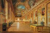 CHAUSSERIE de Marie Vue De La Galerie D'apollon Au Début De La Iiie République CHAUSSERIE de Marie Vue De La Galerie D'apollon Au Début De La Iiie République