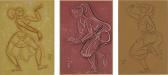CHAVDA Shiavax Untitled (set Of Three Dancers) CHAVDA Shiavax Untitled (set Of Three Dancers)