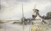 CHAVIGNAUD Georges Boat And Windmill CHAVIGNAUD Georges Boat And Windmill