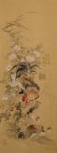 CHINZAN Tsubaki Fowl In A Landscape CHINZAN Tsubaki Fowl In A Landscape
