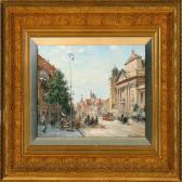 CHMIELINSKI Wladyslaw Street Scene From An Eastern European City CHMIELINSKI Wladyslaw Street Scene From An Eastern European City