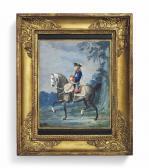 CHODOWIECKI Daniel Nikolaus Frederick The Great (1712-1786), King Of Prussia 1740-1786, On Horseback, In The Uniform Of The Prussian Life Guards CHODOWIECKI Daniel Nikolaus Frederick The Great (1712-1786), King Of Prussia 1740-1786, On Horseback, In The Uniform Of The Prussian Life Guards