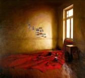 Chonias Tassos Interior With Red Cloth Chonias Tassos Interior With Red Cloth