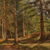 CHRISTENSEN Godfred B.W. Summer's Day At Horbæk Plantation, Denmark CHRISTENSEN Godfred B.W. Summer's Day At Horbæk Plantation, Denmark