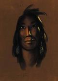 christoffersen gerda Untitled - Indian Portrait christoffersen gerda Untitled - Indian Portrait