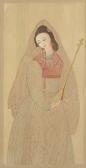 CHUGHTAI Abdur Rahman Untitled (girl With Instrument) CHUGHTAI Abdur Rahman Untitled (girl With Instrument)