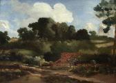 CHURCHYARD Thomas Cottage In A Landscape CHURCHYARD Thomas Cottage In A Landscape