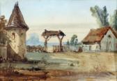 CICERI Pierre Luc Charles Cour De Ferme CICERI Pierre Luc Charles Cour De Ferme