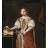 CITTADINI IL MILANESE Pier Francesco Portrait Of A Girl With Her Dog CITTADINI IL MILANESE Pier Francesco Portrait Of A Girl With Her Dog