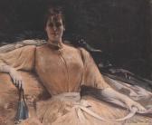 CLAIRIN Georges Jules Victor Ritratto Di Sarah Bernhardt CLAIRIN Georges Jules Victor Ritratto Di Sarah Bernhardt