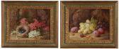 CLARE Oliver Bird's Nest With Flowers And Still Life With Grapes And Plums CLARE Oliver Bird's Nest With Flowers And Still Life With Grapes And Plums