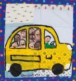 CLARK Chris Quilt With School Bus CLARK Chris Quilt With School Bus