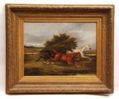 CLARK James III Runaway Horses With Locomotive To Distance CLARK James III Runaway Horses With Locomotive To Distance
