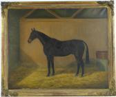 CLARK W Race Horse In A Stable CLARK W Race Horse In A Stable