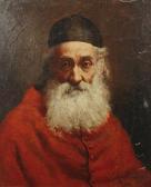 CLAYTON J Essex Portrait Of A Bearded Cleric CLAYTON J Essex Portrait Of A Bearded Cleric