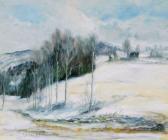 CLEMENS H.G. Gehöft In Bewaldeter Winterlandschaft CLEMENS H.G. Gehöft In Bewaldeter Winterlandschaft