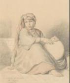 CLEMENT Félix Joueuse De Tambourin CLEMENT Félix Joueuse De Tambourin