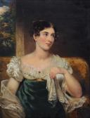 CLINT George Thought To Be A Portrait Of The Irish Actress Harriett Constance Smithson CLINT George Thought To Be A Portrait Of The Irish Actress Harriett Constance Smithson
