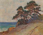 CLOSSON William Baxter P. Windblown Pine/a California Coastal View CLOSSON William Baxter P. Windblown Pine/a California Coastal View