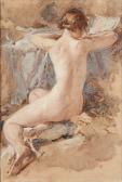 CLUYSENAAR Andre Jeune Femme Nue De Dos À La Lecture CLUYSENAAR Andre Jeune Femme Nue De Dos À La Lecture