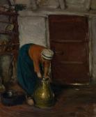 COBURN Frederick Simpson Dutch Interior / Lady At The Window COBURN Frederick Simpson Dutch Interior / Lady At The Window