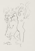 COCTEAU Jean Nymphe Tanzt Für Einen Flötespielenden Faun COCTEAU Jean Nymphe Tanzt Für Einen Flötespielenden Faun