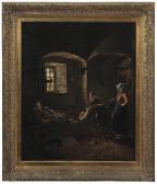 COENE de Jean Henri Gathering In A Kitchen COENE de Jean Henri Gathering In A Kitchen