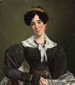 COENE de Jean Henri Portrait Of Victoire Du Bois, Wife Of Felix Eloy COENE de Jean Henri Portrait Of Victoire Du Bois, Wife Of Felix Eloy
