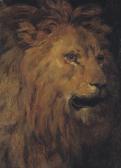 COGNIET Léon Head Of A Lion In Three-quarter Profile To The Right COGNIET Léon Head Of A Lion In Three-quarter Profile To The Right