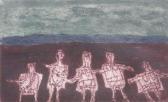 COIGNARD James Untitled Composition With Figures COIGNARD James Untitled Composition With Figures