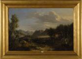 COIGNET Jules Louis Philippe European Landscape. . COIGNET Jules Louis Philippe European Landscape. .
