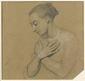 COLAS Alphonse Jeune Fille, Les Mains Croisées COLAS Alphonse Jeune Fille, Les Mains Croisées