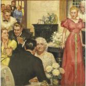 COLEMAN Ralph Pallen Party Scene COLEMAN Ralph Pallen Party Scene