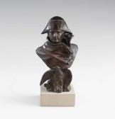 COLOMBO Renzo Portrait Bust Of Napoleon Wearing A Hat And With An Eagle COLOMBO Renzo Portrait Bust Of Napoleon Wearing A Hat And With An Eagle