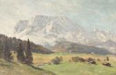 COMPTON Edward Harrison A) Aussicht Auf Das Wettersteingebirge COMPTON Edward Harrison A) Aussicht Auf Das Wettersteingebirge