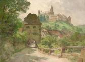 COMPTON Edward Harrison Burgansicht COMPTON Edward Harrison Burgansicht