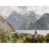 COMPTON Edward Harrison Vierwaldstättersee - Sisikon Mit Urirotstock COMPTON Edward Harrison Vierwaldstättersee - Sisikon Mit Urirotstock