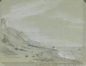CONSTABLE John A View Of Brighton Beach With Figures On The Shoreline CONSTABLE John A View Of Brighton Beach With Figures On The Shoreline