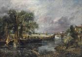 CONSTABLE John View On The Stour Near Dedham, Full-scale Sketch CONSTABLE John View On The Stour Near Dedham, Full-scale Sketch