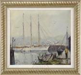 COOK Otis Pierce Thewhite-hulled Schooner COOK Otis Pierce Thewhite-hulled Schooner