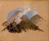 COOMANS Joseph Etude De Volcan COOMANS Joseph Etude De Volcan