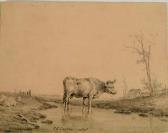 COOPER Thomas Sidney Paysage Avec Vache COOPER Thomas Sidney Paysage Avec Vache