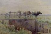 COOPER William Sidney Cattle By Bridge COOPER William Sidney Cattle By Bridge