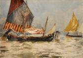 CORELLI Augusto Sailing Ships On The High Sea CORELLI Augusto Sailing Ships On The High Sea