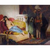 CORMON Fernand Orientalische Szene Mit Odaliske CORMON Fernand Orientalische Szene Mit Odaliske